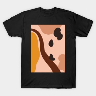 Abstract Earth Tones 6 T-Shirt